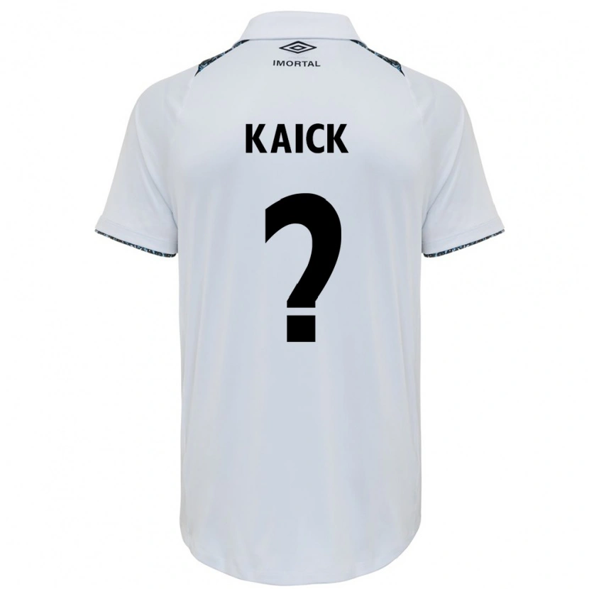 Danxen Män Kaick #0 Vit Blå Bortatröja Matchtröjor 2025/26 Tröjor T-Tröja
