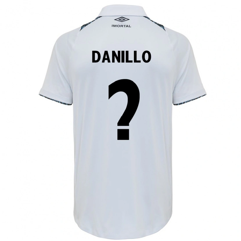 Danxen Män Danillo #0 Vit Blå Bortatröja Matchtröjor 2025/26 Tröjor T-Tröja