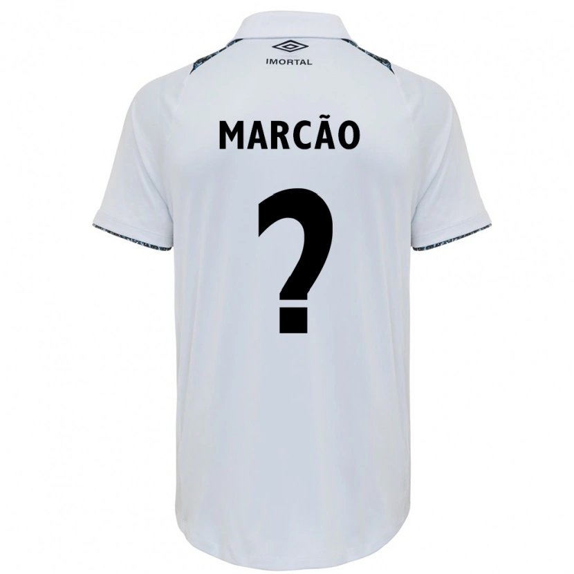 Danxen Män Marcão #0 Vit Blå Bortatröja Matchtröjor 2025/26 Tröjor T-Tröja