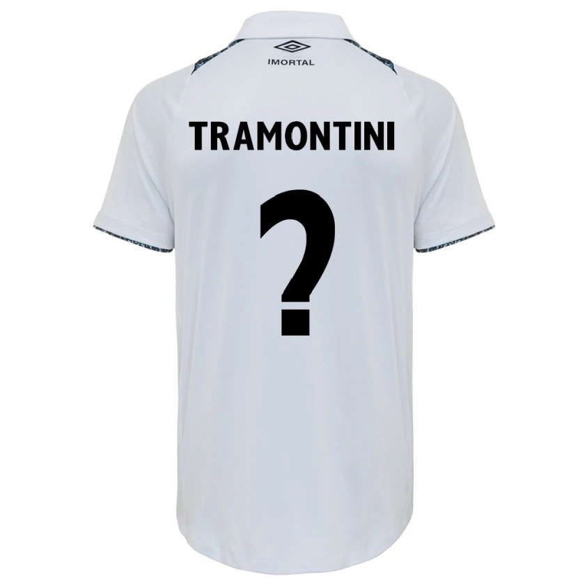 Danxen Män Murilo Tramontini #0 Vit Blå Bortatröja Matchtröjor 2025/26 Tröjor T-Tröja