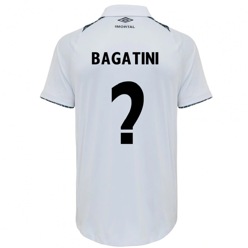 Danxen Män Gustavo Bagatini #0 Vit Blå Bortatröja Matchtröjor 2025/26 Tröjor T-Tröja