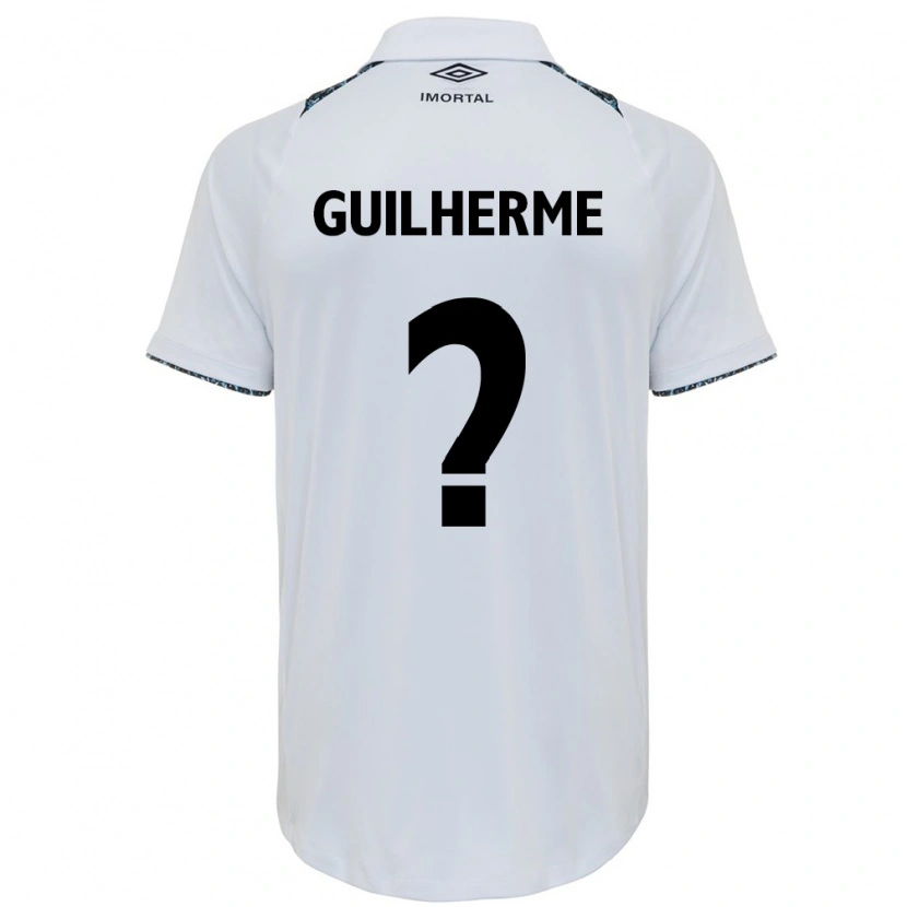 Danxen Män Zé Guilherme #0 Vit Blå Bortatröja Matchtröjor 2025/26 Tröjor T-Tröja