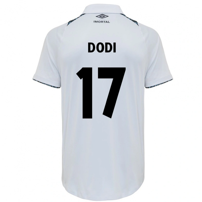 Danxen Män Dodi #17 Vit Blå Bortatröja Matchtröjor 2025/26 Tröjor T-Tröja