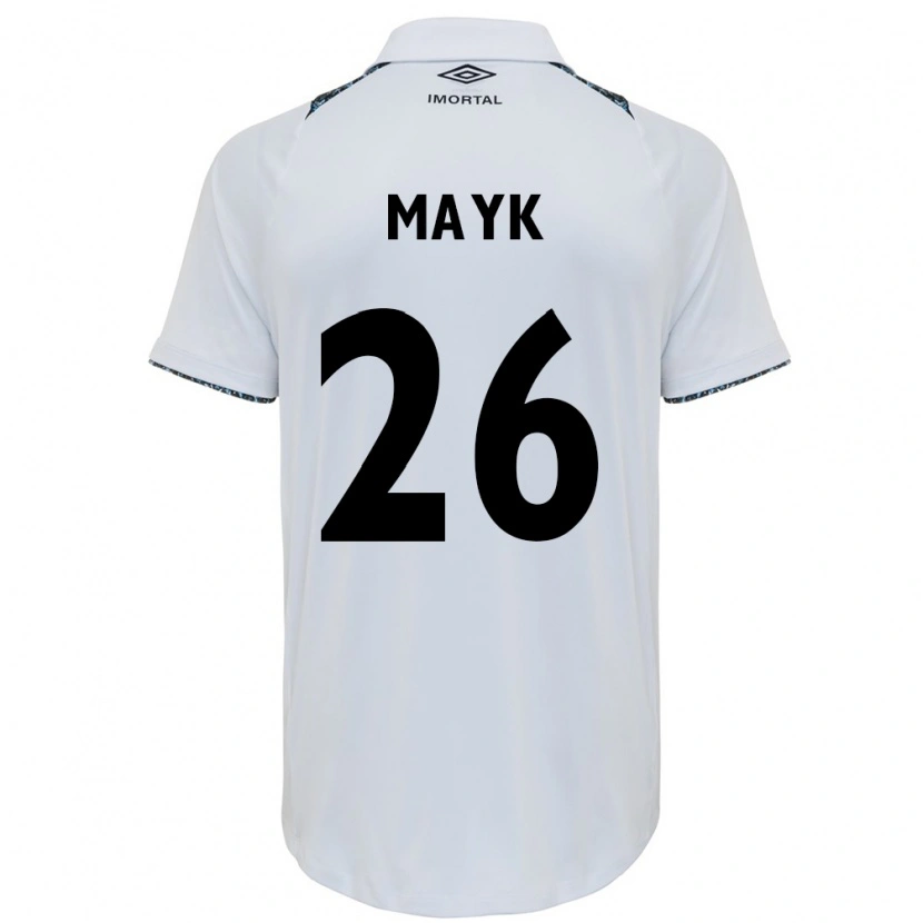 Danxen Män Mayk #26 Vit Blå Bortatröja Matchtröjor 2025/26 Tröjor T-Tröja