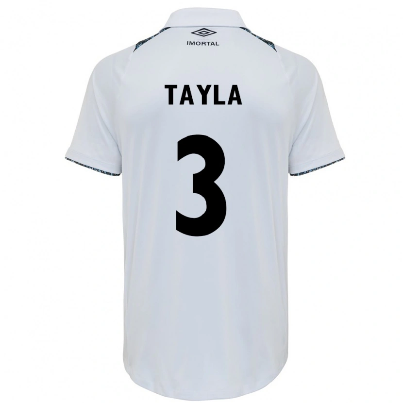 Danxen Män Tayla #3 Vit Blå Bortatröja Matchtröjor 2025/26 Tröjor T-Tröja