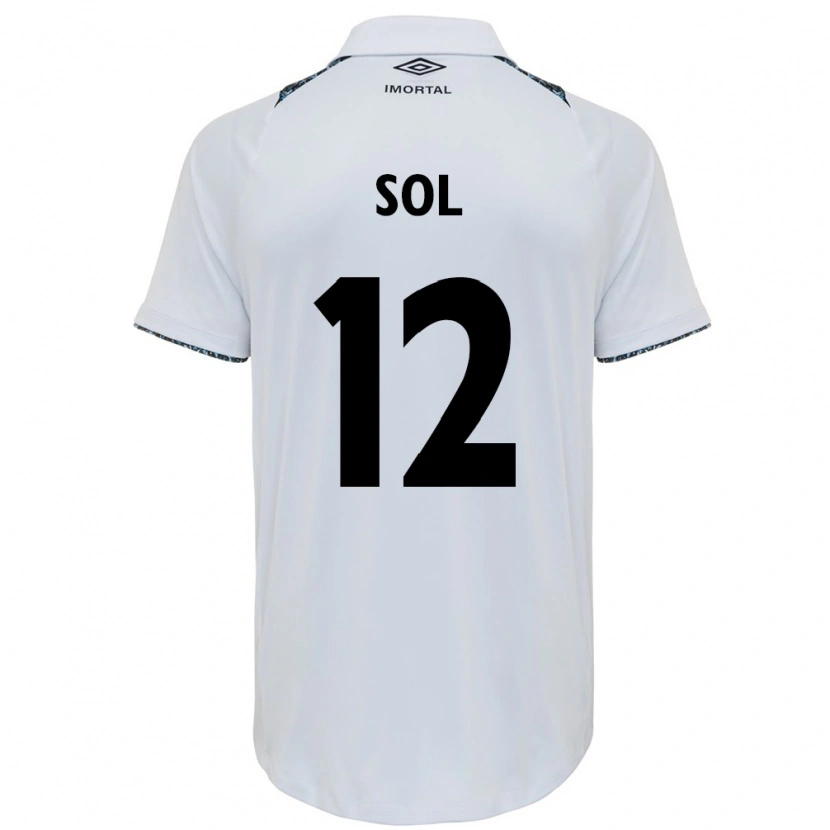 Danxen Män Sol #12 Vit Blå Bortatröja Matchtröjor 2025/26 Tröjor T-Tröja