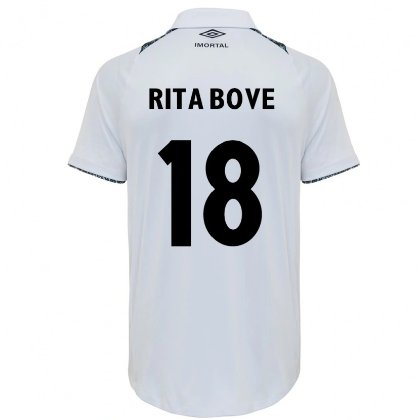 Danxen Män Rita Bove #18 Vit Blå Bortatröja Matchtröjor 2025/26 Tröjor T-Tröja