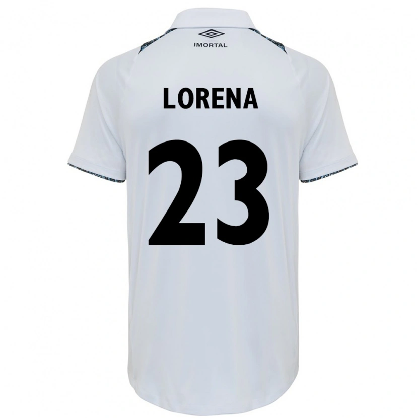 Danxen Män Lorena #23 Vit Blå Bortatröja Matchtröjor 2025/26 Tröjor T-Tröja