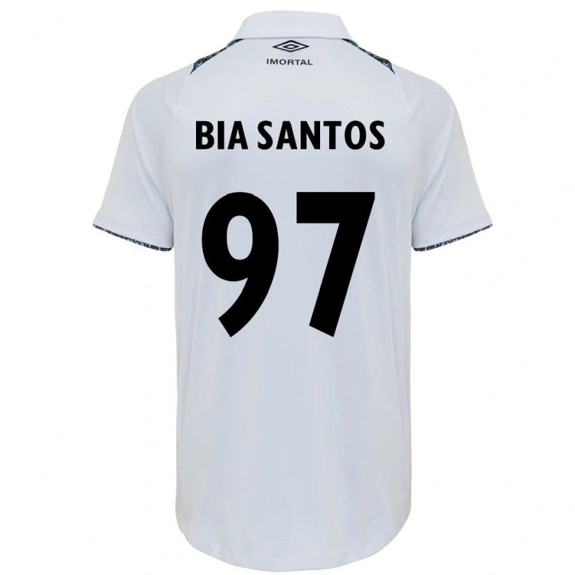 Danxen Män Bia Santos #97 Vit Blå Bortatröja Matchtröjor 2025/26 Tröjor T-Tröja