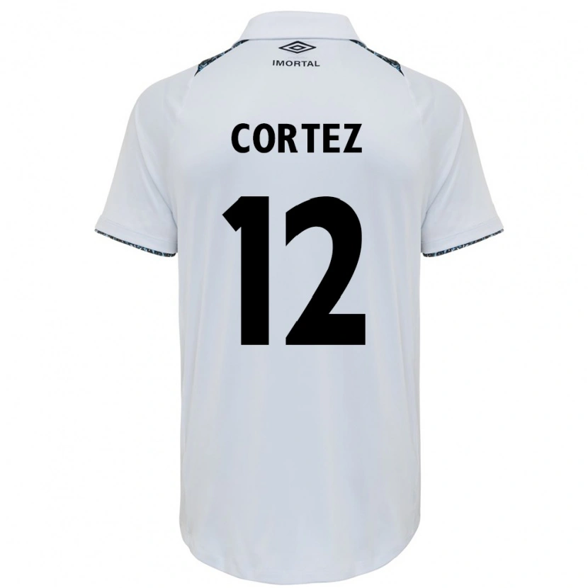 Danxen Män Bruno Cortez #12 Vit Blå Bortatröja Matchtröjor 2025/26 Tröjor T-Tröja