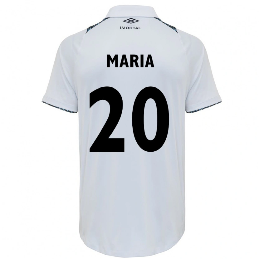 Danxen Män Maria De Lourdes Ribeiro Silva #20 Vit Blå Bortatröja Matchtröjor 2025/26 Tröjor T-Tröja