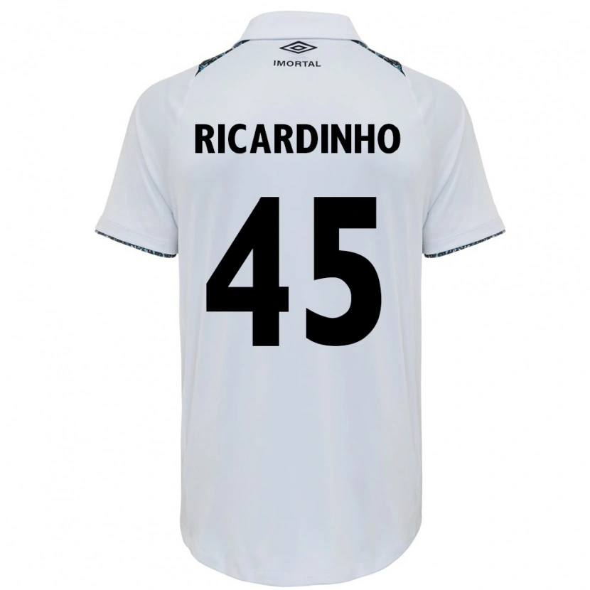 Danxen Män Ricardinho #45 Vit Blå Bortatröja Matchtröjor 2025/26 Tröjor T-Tröja