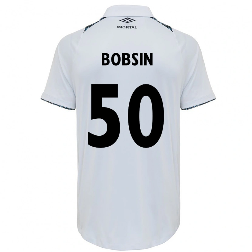 Danxen Män Victor Bobsin #50 Vit Blå Bortatröja Matchtröjor 2025/26 Tröjor T-Tröja