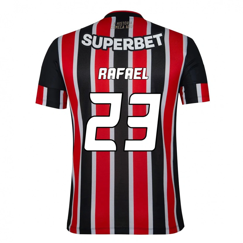 Danxen Män Rafael #23 Svart Röd Bortatröja Matchtröjor 2025/26 Tröjor T-Tröja