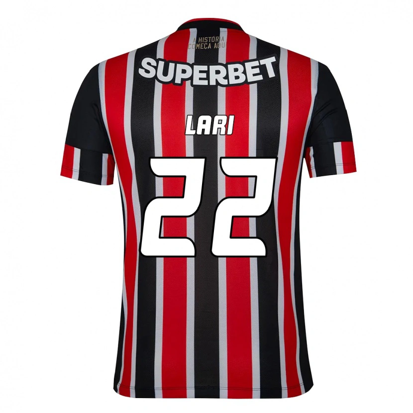 Danxen Män Lari #22 Svart Röd Bortatröja Matchtröjor 2025/26 Tröjor T-Tröja
