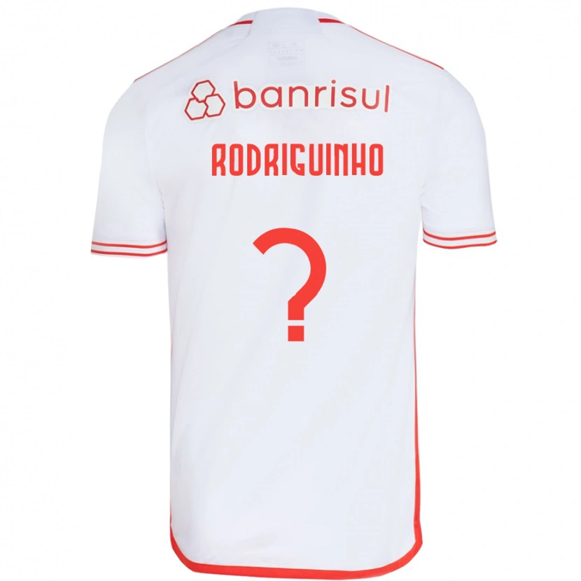 Danxen Män Rodriguinho #0 Vit Röd Bortatröja Matchtröjor 2025/26 Tröjor T-Tröja