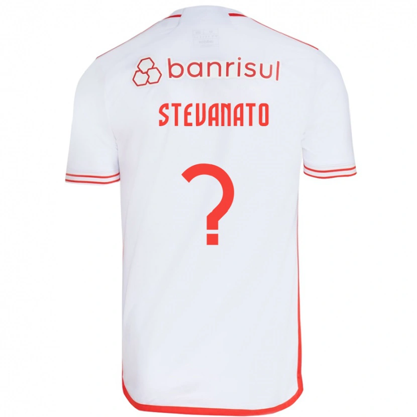 Danxen Män Eduardo Stevanato #0 Vit Röd Bortatröja Matchtröjor 2025/26 Tröjor T-Tröja