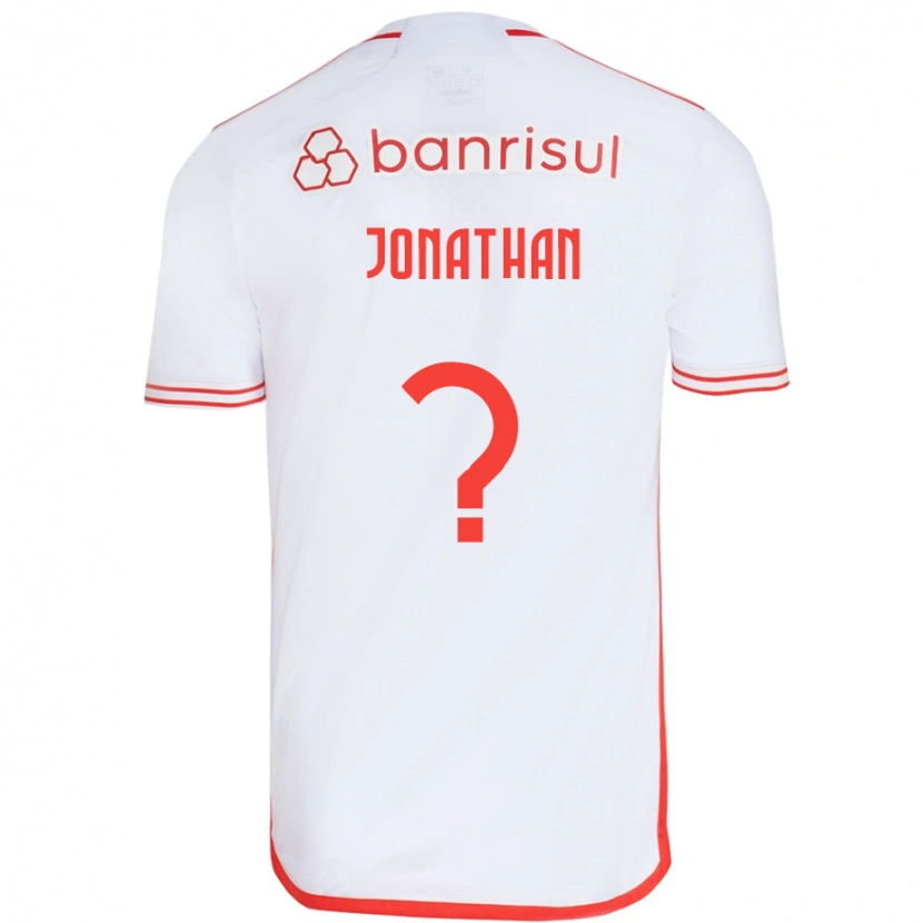 Danxen Män Jonathan #0 Vit Röd Bortatröja Matchtröjor 2025/26 Tröjor T-Tröja