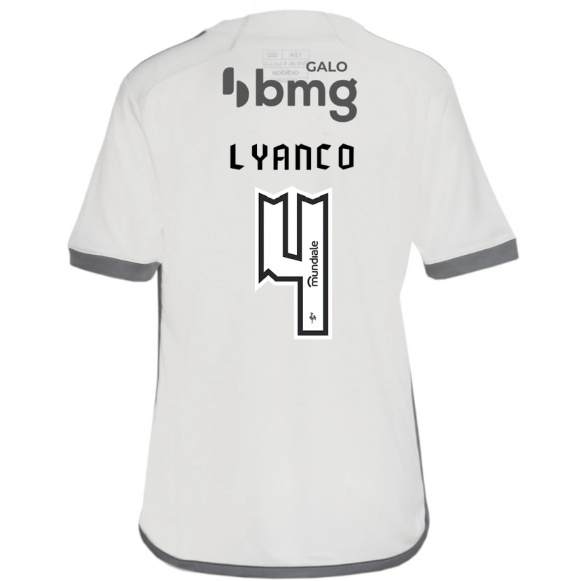 Danxen Män Lyanco #4 Off-White Bortatröja Matchtröjor 2025/26 Tröjor T-Tröja