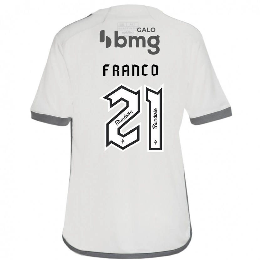 Danxen Män Alan Franco #21 Off-White Bortatröja Matchtröjor 2025/26 Tröjor T-Tröja