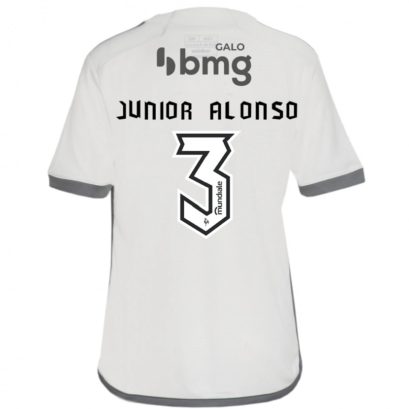 Danxen Män Junior Alonso #3 Off-White Bortatröja Matchtröjor 2025/26 Tröjor T-Tröja