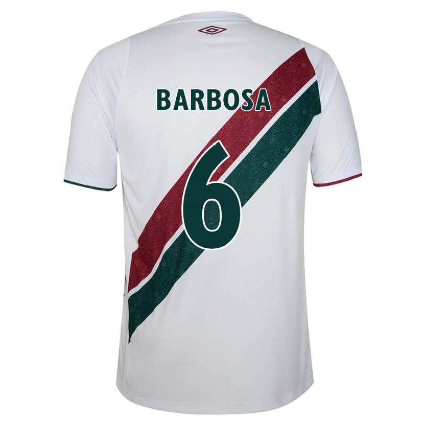 Danxen Män Diogo Barbosa #6 Grön Vinröd Vit Bortatröja Matchtröjor 2025/26 Tröjor T-Tröja