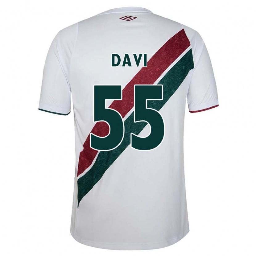Danxen Män Wallace Davi #55 Vit Grön Vinröd Bortatröja Matchtröjor 2025/26 Tröjor T-Tröja