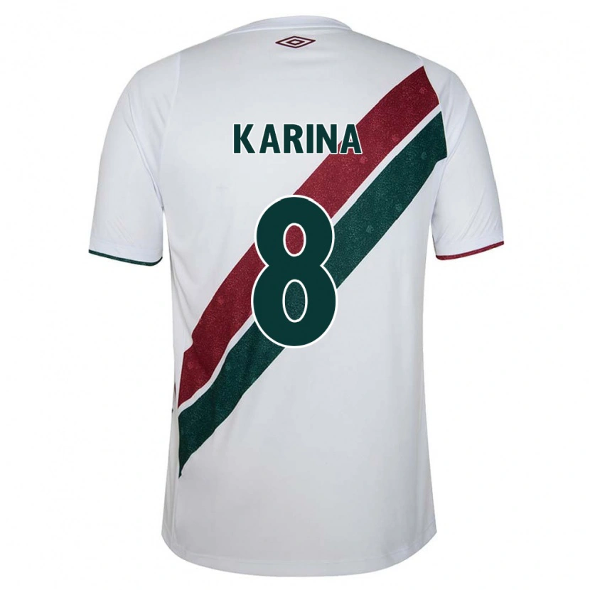 Danxen Män Karina #8 Vit Grön Vinröd Bortatröja Matchtröjor 2025/26 Tröjor T-Tröja