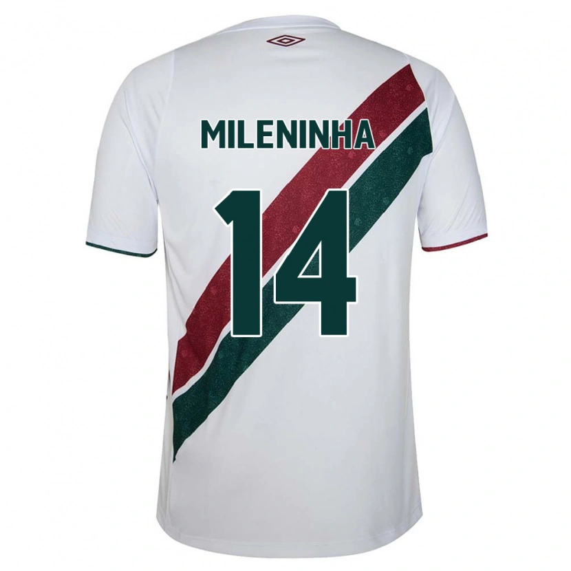 Danxen Män Mileninha #14 Vit Grön Vinröd Bortatröja Matchtröjor 2025/26 Tröjor T-Tröja