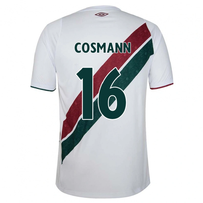 Danxen Män Yasmin Cosmann #16 Vit Grön Vinröd Bortatröja Matchtröjor 2025/26 Tröjor T-Tröja