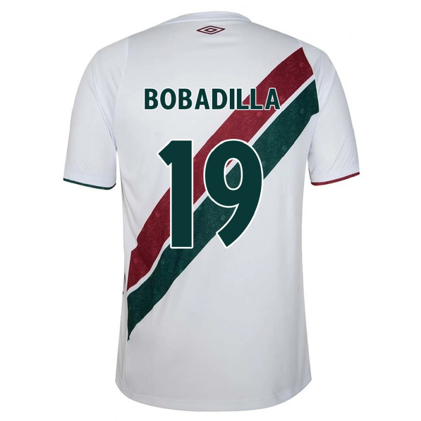 Danxen Män Raul Bobadilla #19 Vit Grön Vinröd Bortatröja Matchtröjor 2025/26 Tröjor T-Tröja
