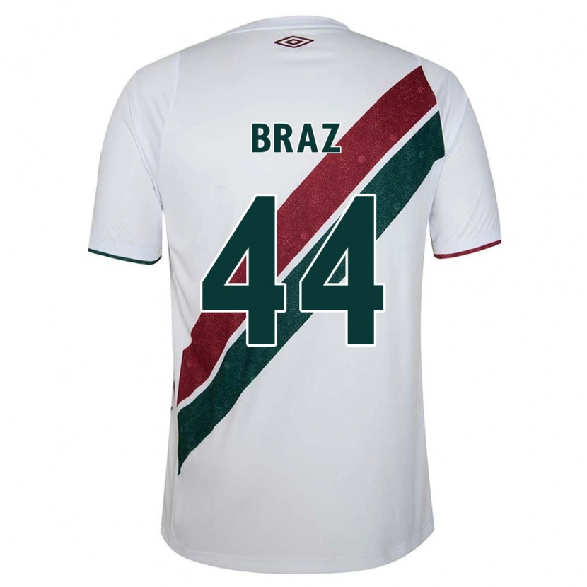 Danxen Män David Braz #44 Vit Grön Vinröd Bortatröja Matchtröjor 2025/26 Tröjor T-Tröja