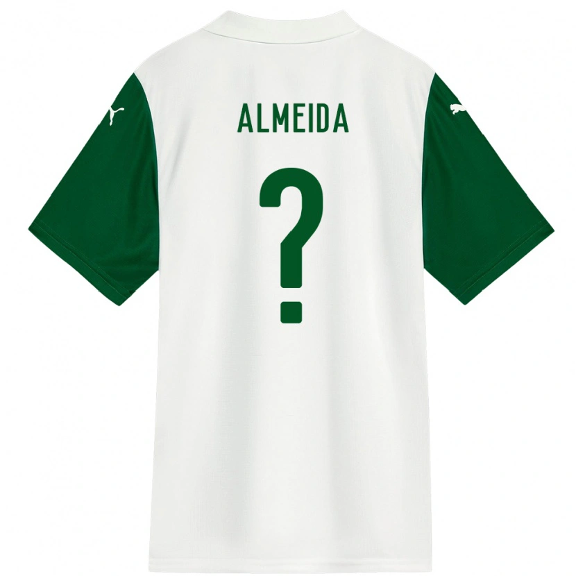 Danxen Män Pedro Almeida #0 Vit Grön Bortatröja Matchtröjor 2025/26 Tröjor T-Tröja