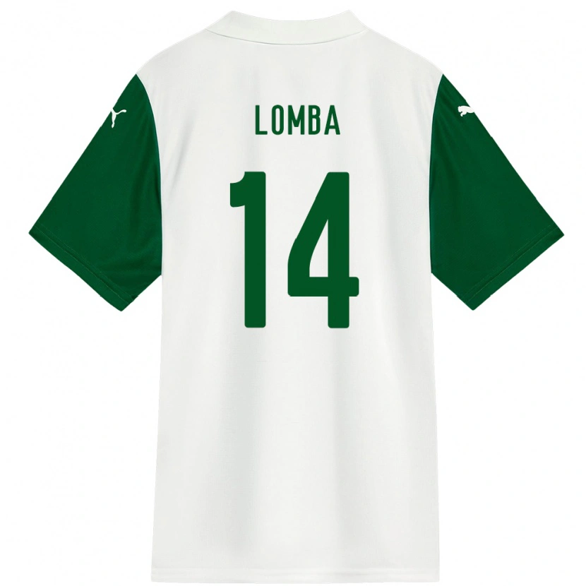 Danxen Män Marcelo Lomba #14 Vit Grön Bortatröja Matchtröjor 2025/26 Tröjor T-Tröja