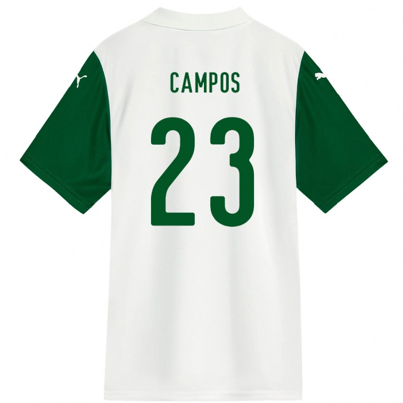 Danxen Män Victor Campos #23 Vit Grön Bortatröja Matchtröjor 2025/26 Tröjor T-Tröja