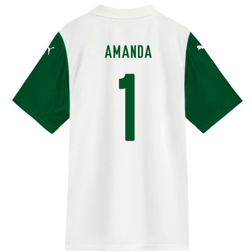Danxen Män Amanda #1 Vit Grön Bortatröja Matchtröjor 2025/26 Tröjor T-Tröja