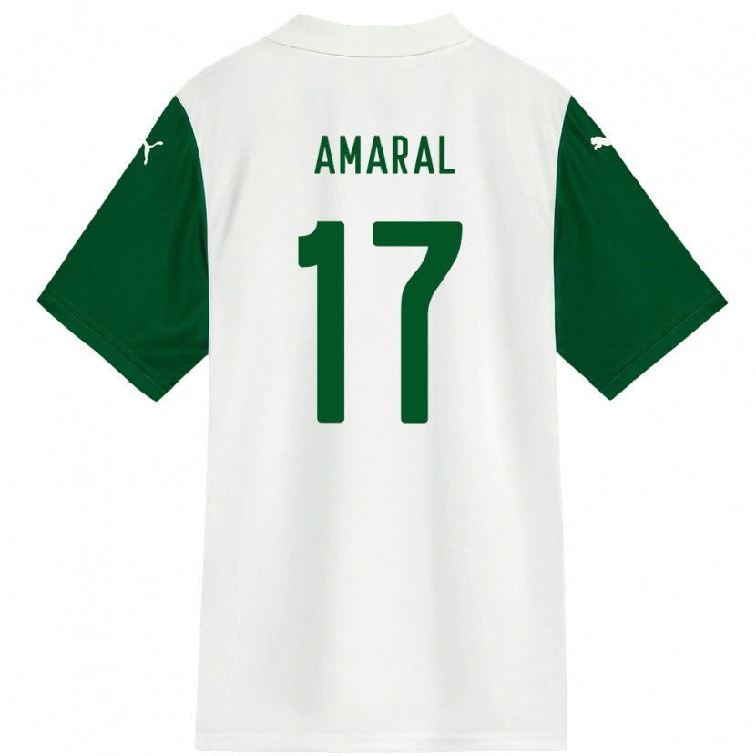 Danxen Män Isadora Amaral #17 Vit Grön Bortatröja Matchtröjor 2025/26 Tröjor T-Tröja