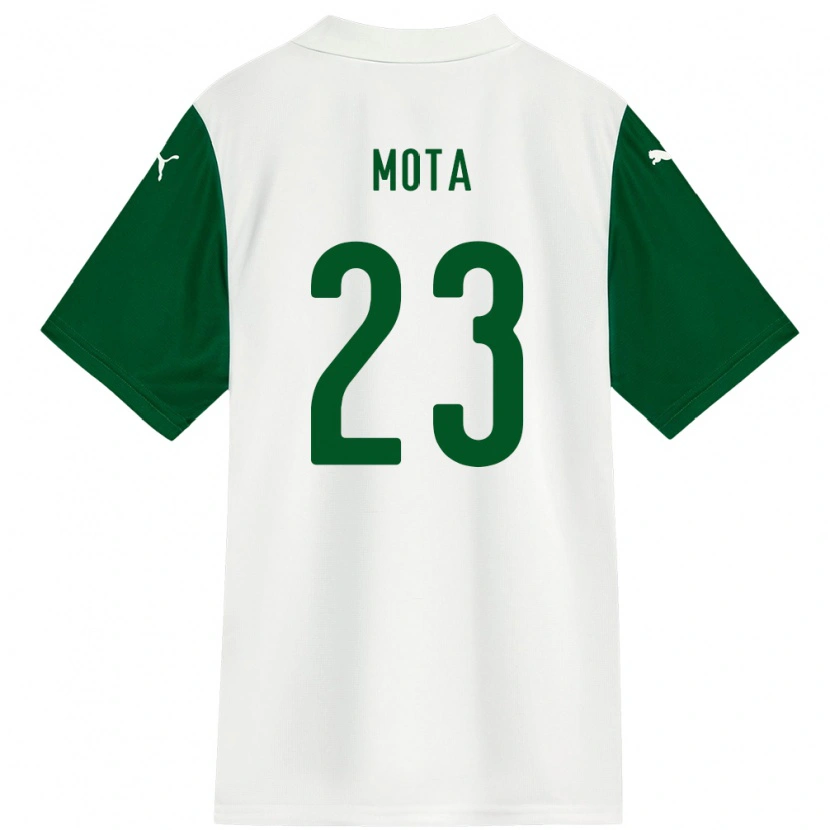 Danxen Män Flávia Mota #23 Vit Grön Bortatröja Matchtröjor 2025/26 Tröjor T-Tröja