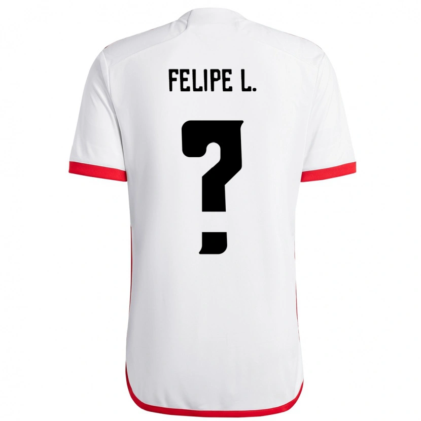 Danxen Män Felipe Lima #0 Vit Röd Bortatröja Matchtröjor 2025/26 Tröjor T-Tröja