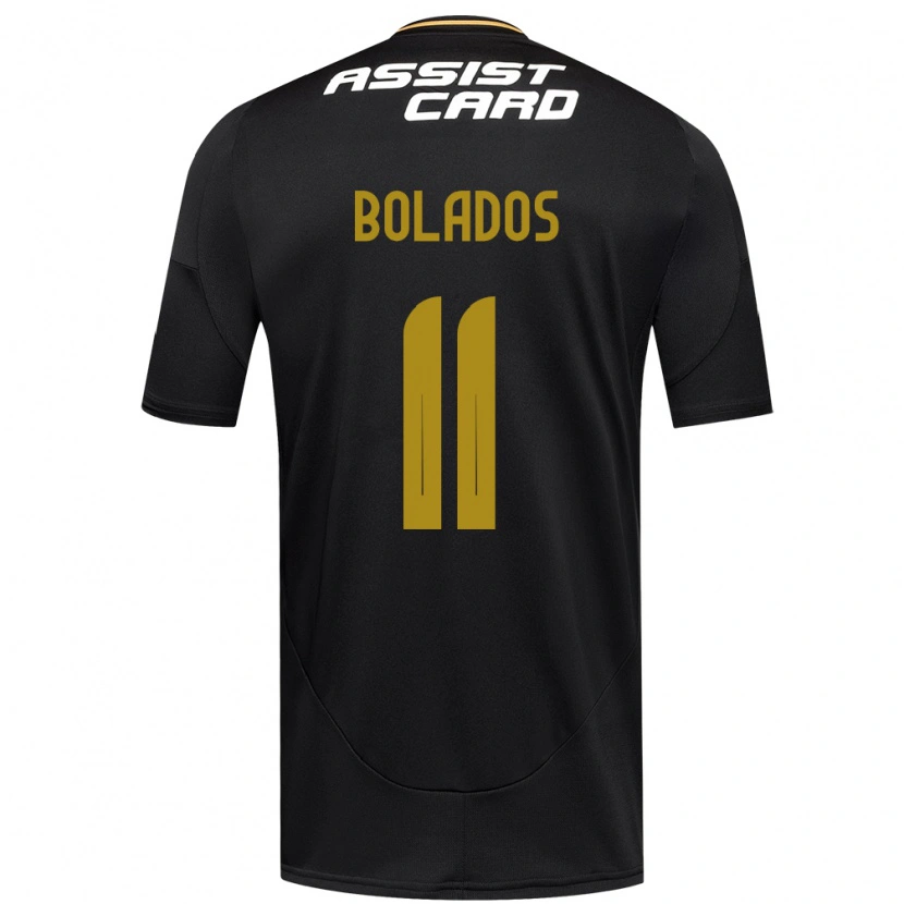 Danxen Män Marcos Bolados #11 Svart Vit Bortatröja Matchtröjor 2025/26 Tröjor T-Tröja