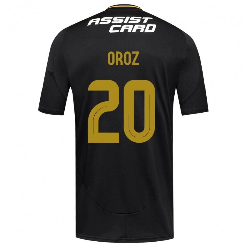 Danxen Män Alexander Oroz #20 Svart Vit Bortatröja Matchtröjor 2025/26 Tröjor T-Tröja