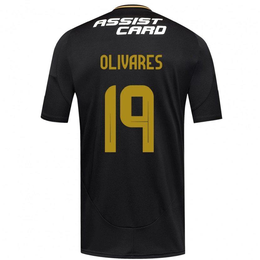 Danxen Män Michelle Olivares #19 Svart Vit Bortatröja Matchtröjor 2025/26 Tröjor T-Tröja