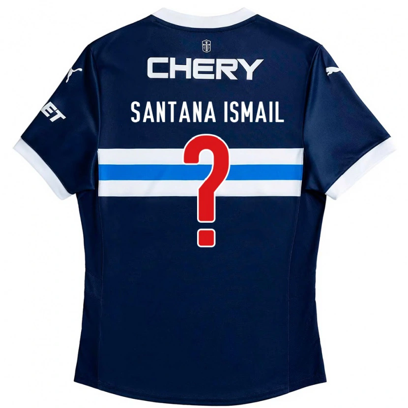 Danxen Män Benjamin Santana Ismail #0 Kungsblå Vit Bortatröja Matchtröjor 2025/26 Tröjor T-Tröja