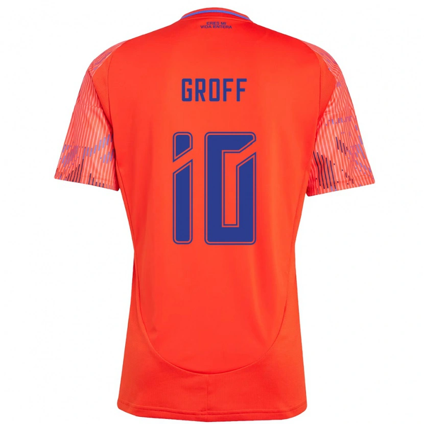 Danxen Män Llanka Groff #10 Orange Röd Bortatröja Matchtröjor 2025/26 Tröjor T-Tröja