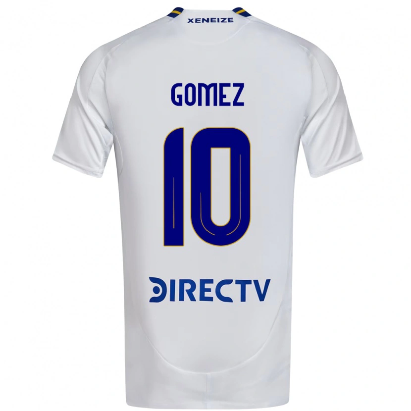 Danxen Män Camila Gómez Ares #10 Vit Blå Bortatröja Matchtröjor 2025/26 Tröjor T-Tröja