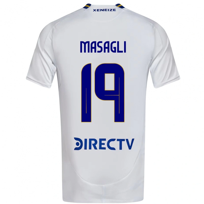 Danxen Män Yohana Masagli #19 Vit Blå Bortatröja Matchtröjor 2025/26 Tröjor T-Tröja