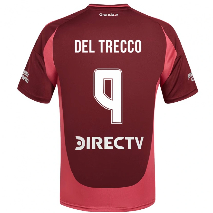 Danxen Män Martina Del Trecco #9 Vinröd Magenta Bortatröja Matchtröjor 2025/26 Tröjor T-Tröja