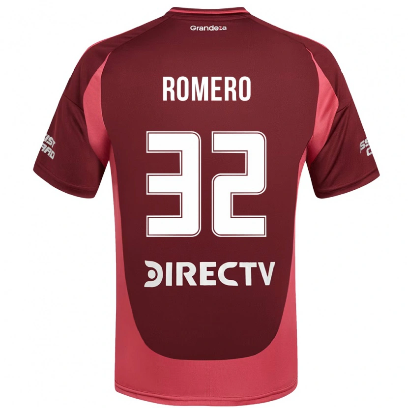 Danxen Män Julieta Romero #32 Vinröd Magenta Bortatröja Matchtröjor 2025/26 Tröjor T-Tröja