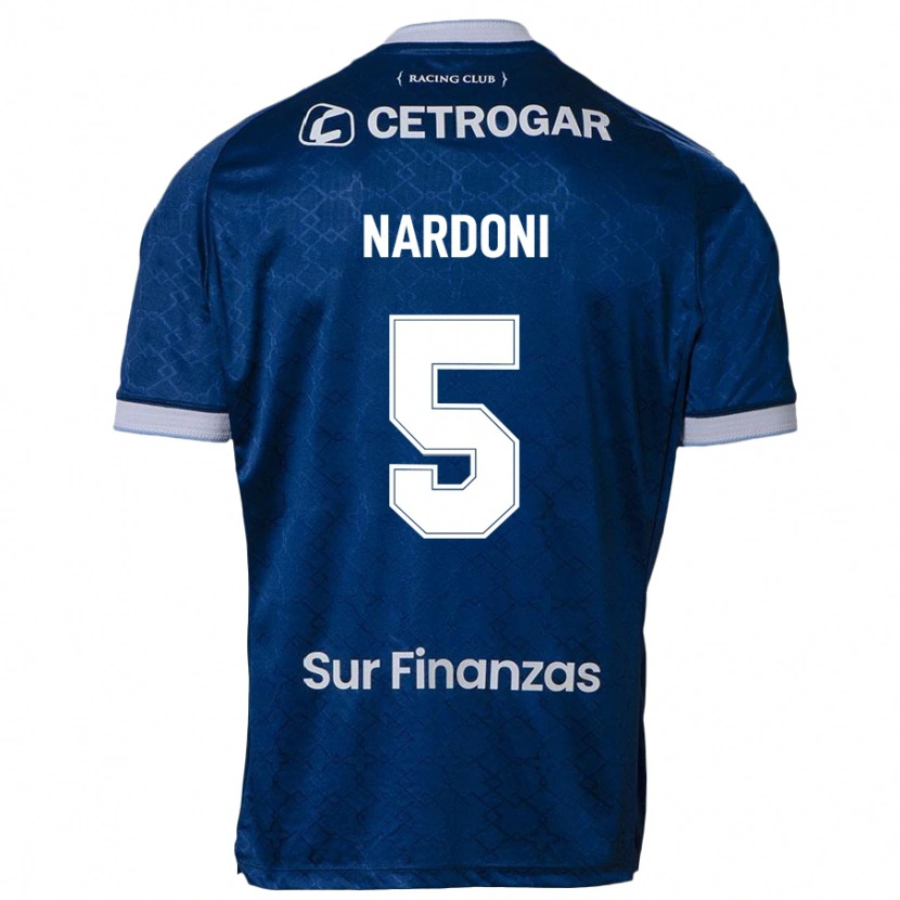 Danxen Män Juan Ignacio Nardoni #5 Mörkblå Bortatröja Matchtröjor 2025/26 Tröjor T-Tröja