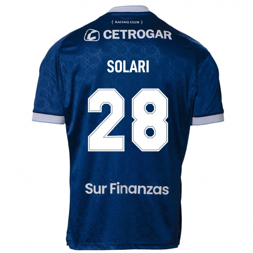 Danxen Män Santiago Solari #28 Mörkblå Bortatröja Matchtröjor 2025/26 Tröjor T-Tröja